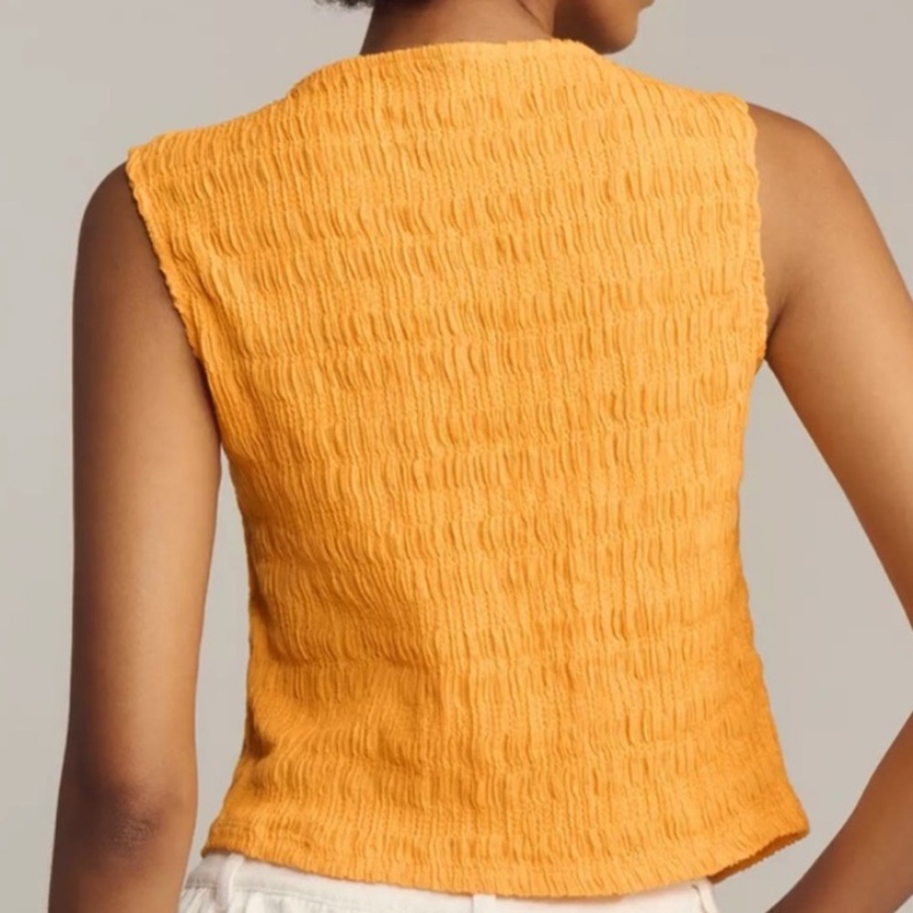 Anthropologie Front-Tie Tank Top - Picture 2 of 12